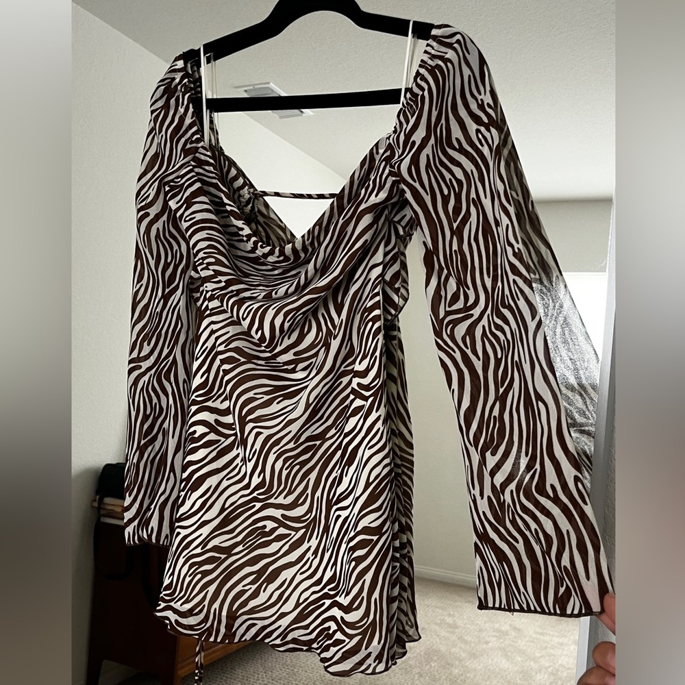 12th Tribe backless dress